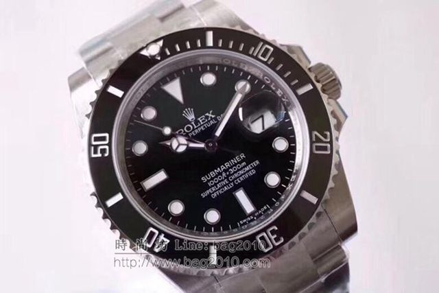 勞力士手錶 Rolex綠水鬼 超級綠色字圈 Rolex機械男士腕表 勞力士高端男表  hds1637